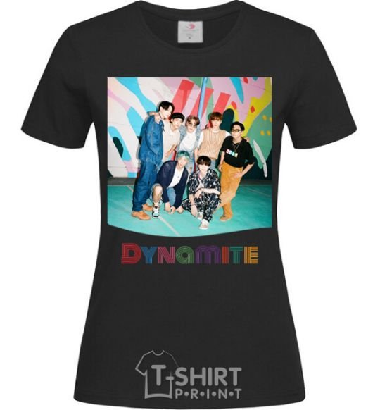 Women's T-shirt Dynamite k pop black фото