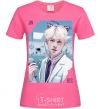 Women's T-shirt Jin BTS like a cat heliconia фото