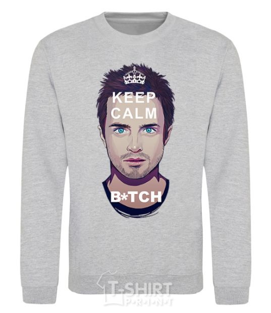 Sweatshirt Keep calm Pinkman sport-grey фото