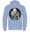 Men`s hoodie Heisenberg with blue sky-blue фото