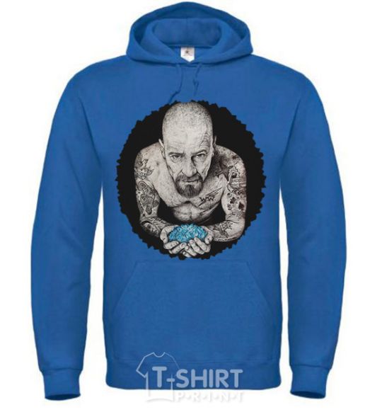 Men`s hoodie Heisenberg with blue royal фото