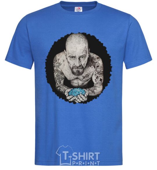 Men's T-Shirt Heisenberg with blue royal-blue фото