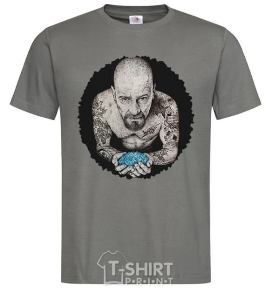 Men's T-Shirt Heisenberg with blue dark-grey фото