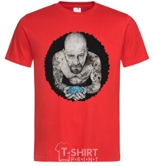 Men's T-Shirt Heisenberg with blue red фото