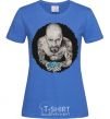 Women's T-shirt Heisenberg with blue royal-blue фото