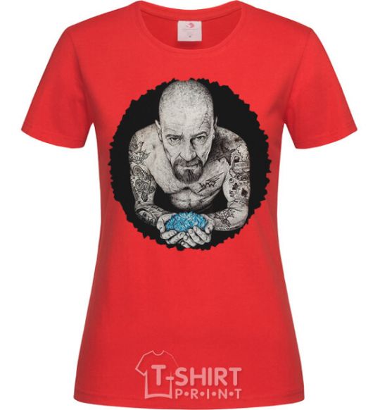 Women's T-shirt Heisenberg with blue red фото