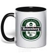 Mug with a colored handle I am not in danger I am danger black фото