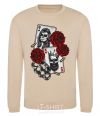 Sweatshirt Santa Muerte and skull sand фото