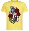 Men's T-Shirt Santa Muerte and skull cornsilk фото