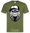 Men's T-Shirt Bear in fullcap millennial-khaki фото