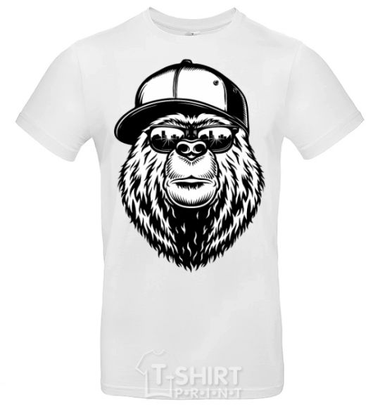 Men's T-Shirt Bear in fullcap White фото