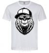 Men's T-Shirt Bear in fullcap White фото