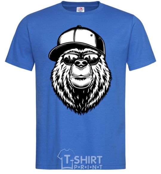 Men's T-Shirt Bear in fullcap royal-blue фото