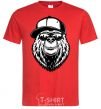 Men's T-Shirt Bear in fullcap red фото