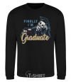 Sweatshirt Finally i'm graduate black фото