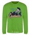 Sweatshirt Finally i'm graduate orchid-green фото