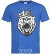 Men's T-Shirt Bear in crown royal-blue фото