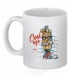Ceramic mug Cool age it's about college White фото