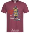 Men's T-Shirt Cool age it's about college burgundy фото