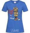 Women's T-shirt Cool age it's about college royal-blue фото