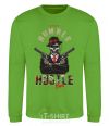 Sweatshirt Stay humble hustle hard orchid-green фото