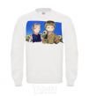 Sweatshirt Ukrainian anime soldier White фото