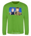 Sweatshirt Ukrainian anime soldier orchid-green фото