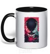 Mug with a colored handle We are venom black фото