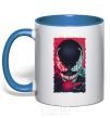 Mug with a colored handle We are venom royal-blue фото