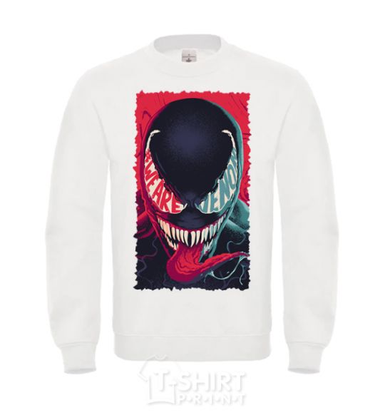 Sweatshirt We are venom White фото