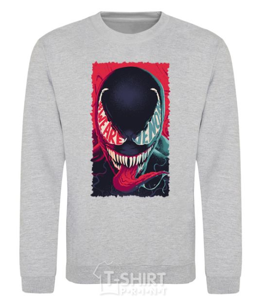 Sweatshirt We are venom sport-grey фото