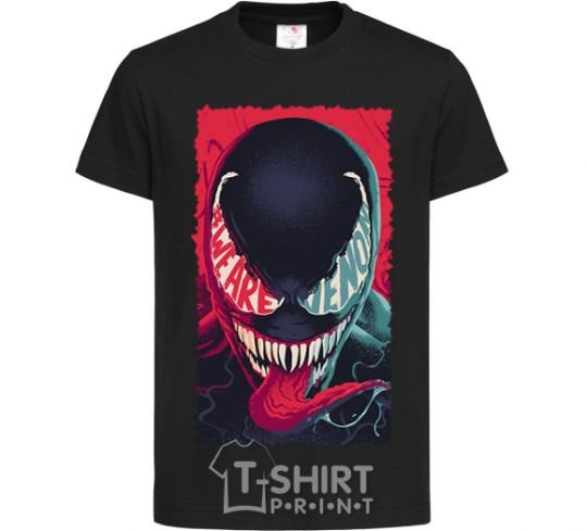 Kids T-shirt We are venom black фото