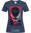 Women's T-shirt We are venom navy-blue фото