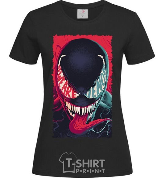 Women's T-shirt We are venom black фото