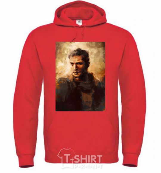 Men`s hoodie Mad Max bright-red фото