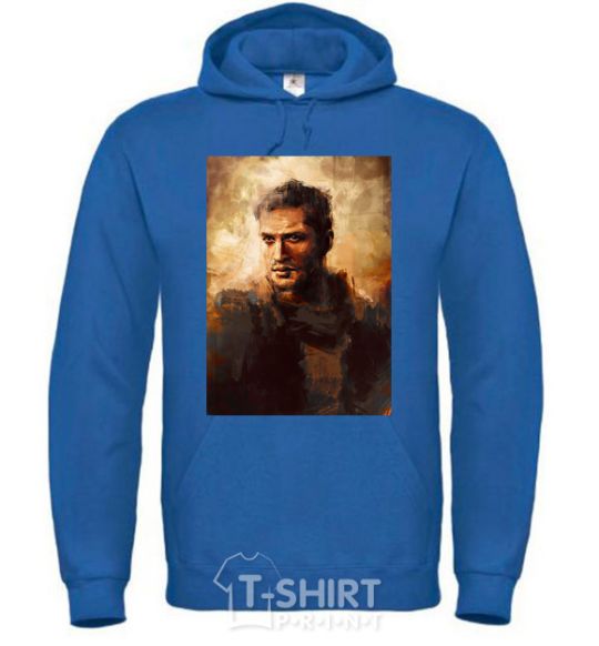 Men`s hoodie Mad Max royal фото