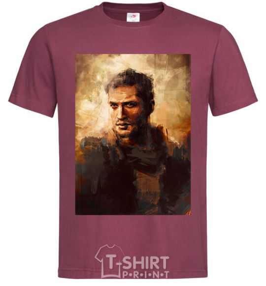 Men's T-Shirt Mad Max burgundy фото