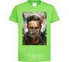 Kids T-shirt Tom Hardy in a mask orchid-green фото