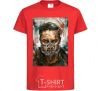 Kids T-shirt Tom Hardy in a mask red фото