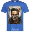 Men's T-Shirt Tom Hardy in a mask royal-blue фото