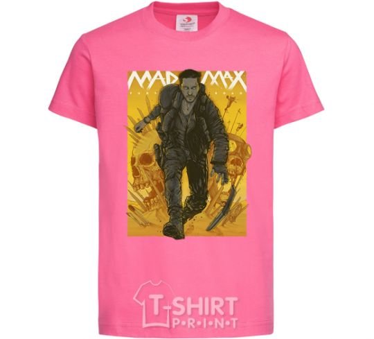 Детская футболка Mad max fury road yellow Ярко-розовый фото