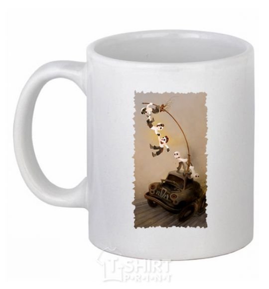 Ceramic mug Warboys Mad Max White фото