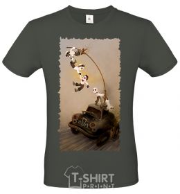 Men's T-Shirt Mad Max burgundy фото