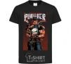 Kids T-shirt The punisher art black фото