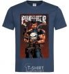 Men's T-Shirt The punisher art navy-blue фото