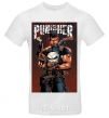 Men's T-Shirt The punisher art White фото