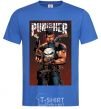 Men's T-Shirt The punisher art royal-blue фото