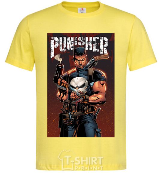 Men's T-Shirt The punisher art cornsilk фото