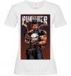 Женская футболка The punisher art Белый фото