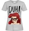 Women's T-shirt Аriel disney princess grey фото